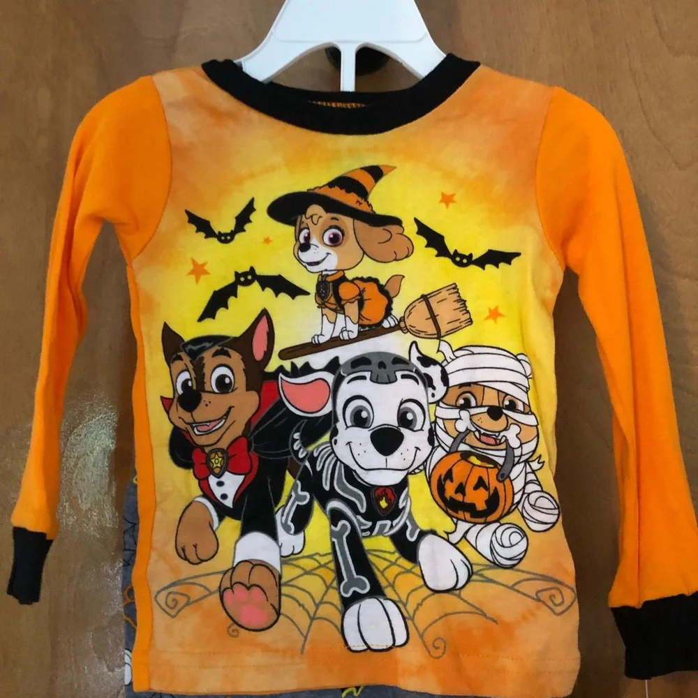 Paw Patrol Halloween unisex sleepwear 2 piece pajama set